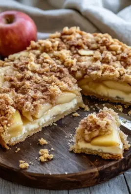Apfelkuchen vom Blech - mit Pudding und knusprigen Streusel