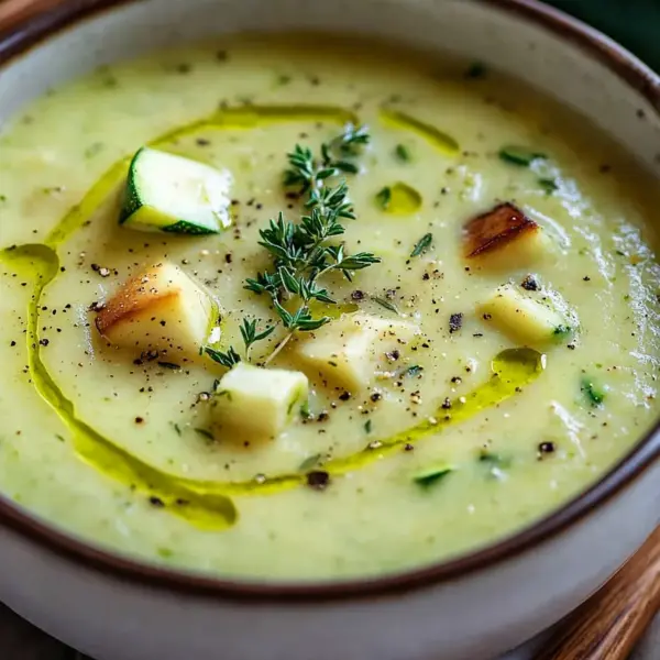 Cremige Zucchinisuppe