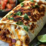 Gegrillter K&auml;se-Burrito