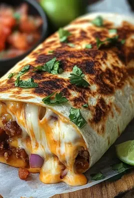 Gegrillter Käse-Burrito
