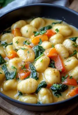 One Pot Gnocchi mit Rahmgemüse