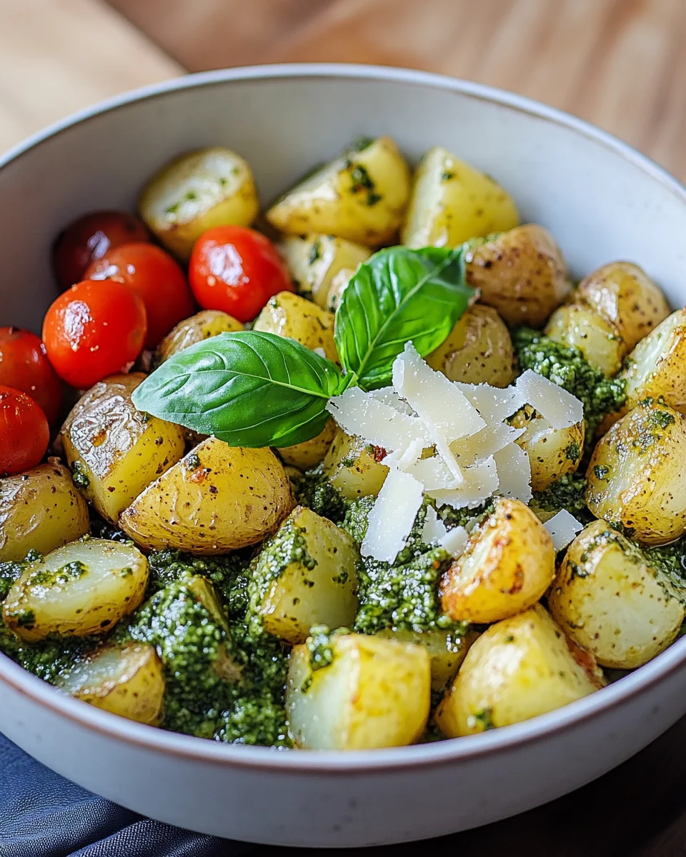 Pesto-Kartoffel-Bowl