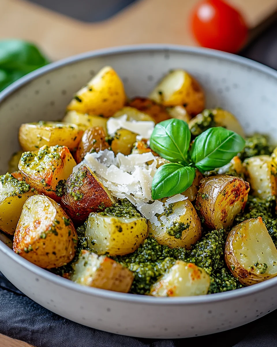 Pesto-Kartoffel-Bowl