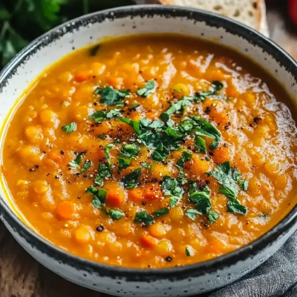 Rezept für Rote Linsensuppe