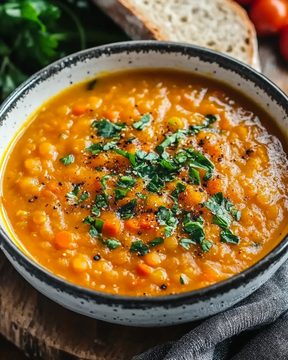 Rezept f&uuml;r Rote Linsensuppe