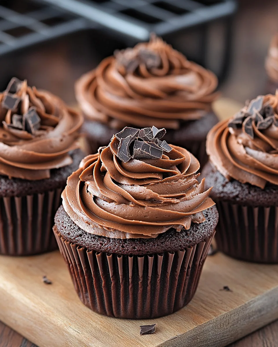 Saftige Schokoladen-Cupcakes