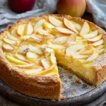Saftiger Apfelkuchen mit Pudding