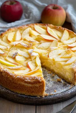 Saftiger Apfelkuchen mit Pudding