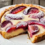 Schneller Zwetschgenkuchen mit Schmandguss