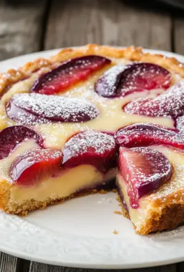 Schneller Zwetschgenkuchen mit Schmandguss