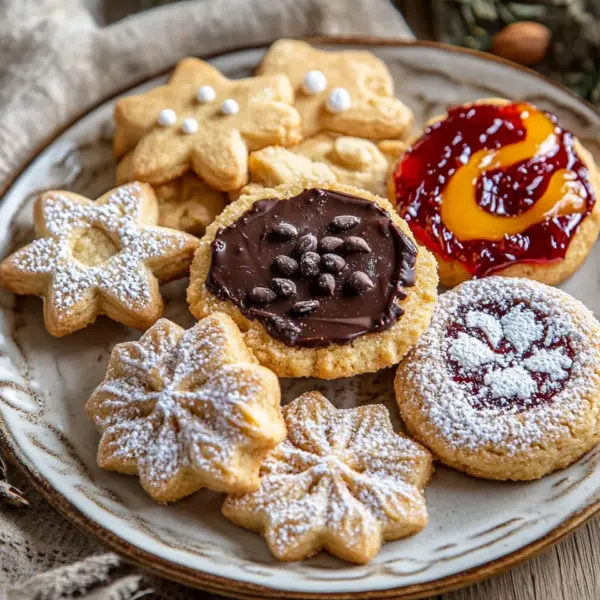Schokoladenplätzchen - Ein Teig drei Plätzchen