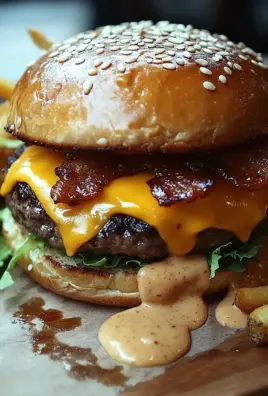 Smash-Burger mit Baconnaise-Soße 32 Smash-Burger mit Baconnaise-Soße