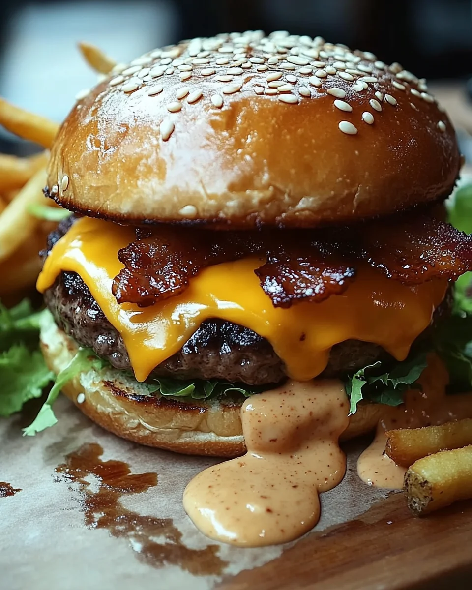 Smash-Burger mit Baconnaise-So&szlig;e
