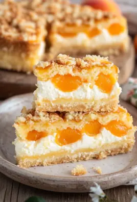Aprikosenkuchen mit Quark und Streuseln