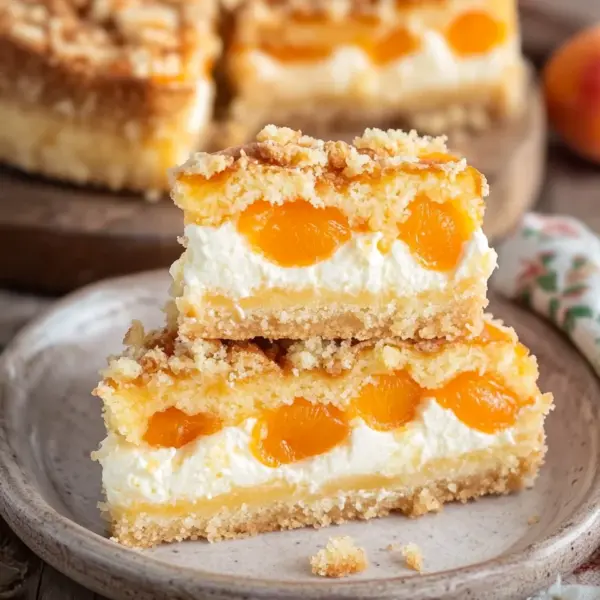 Aprikosenkuchen mit Quark und Streuseln