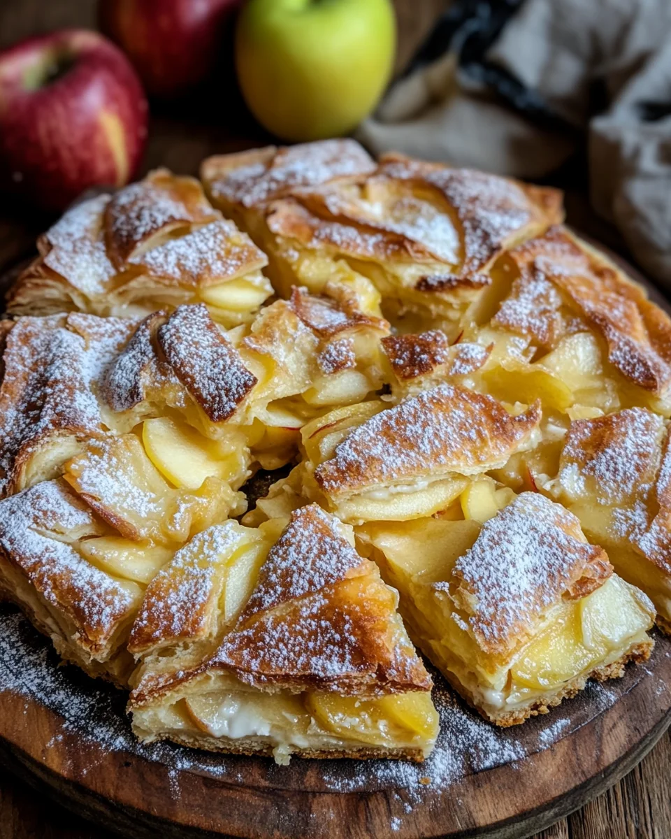 Bl&auml;tterteigkuchen