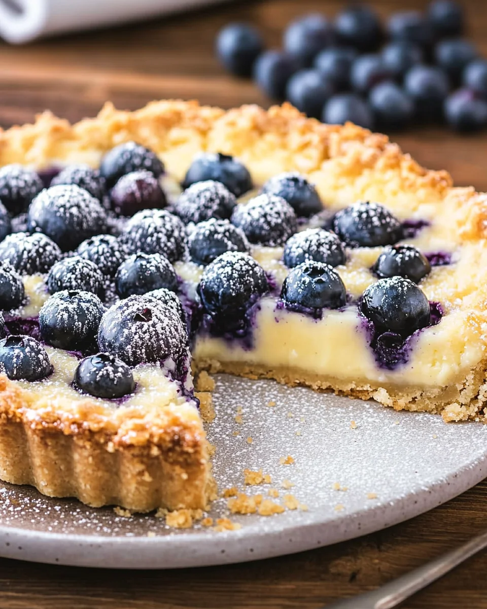 Blaubeerkuchen