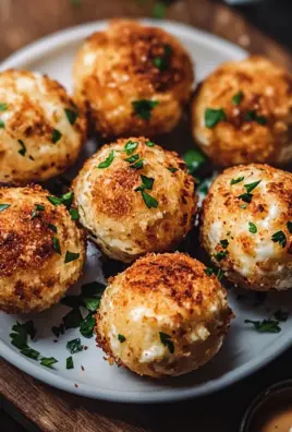 Blumenkohl-Mozzarella-Bällchen