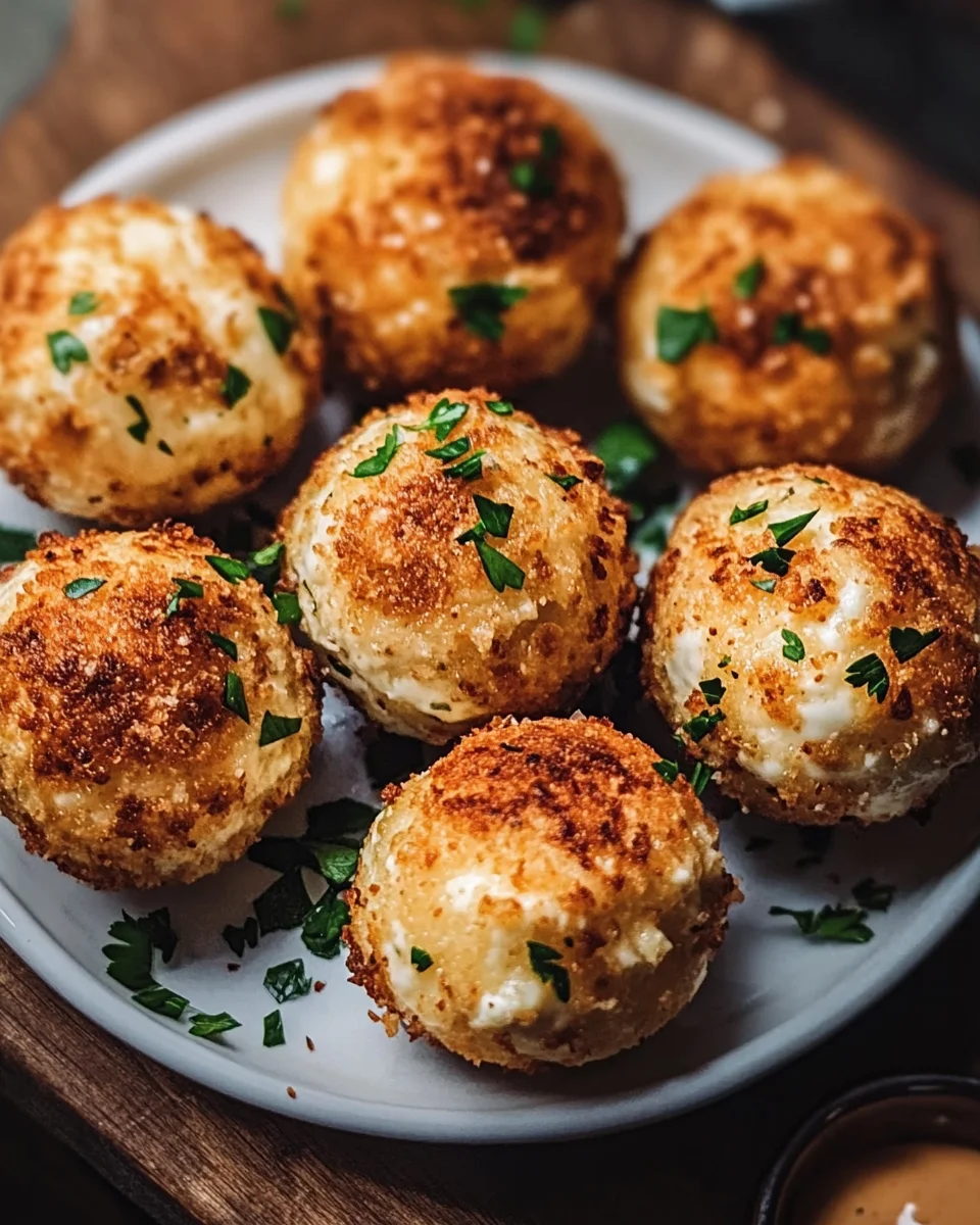 Blumenkohl-Mozzarella-Bällchen