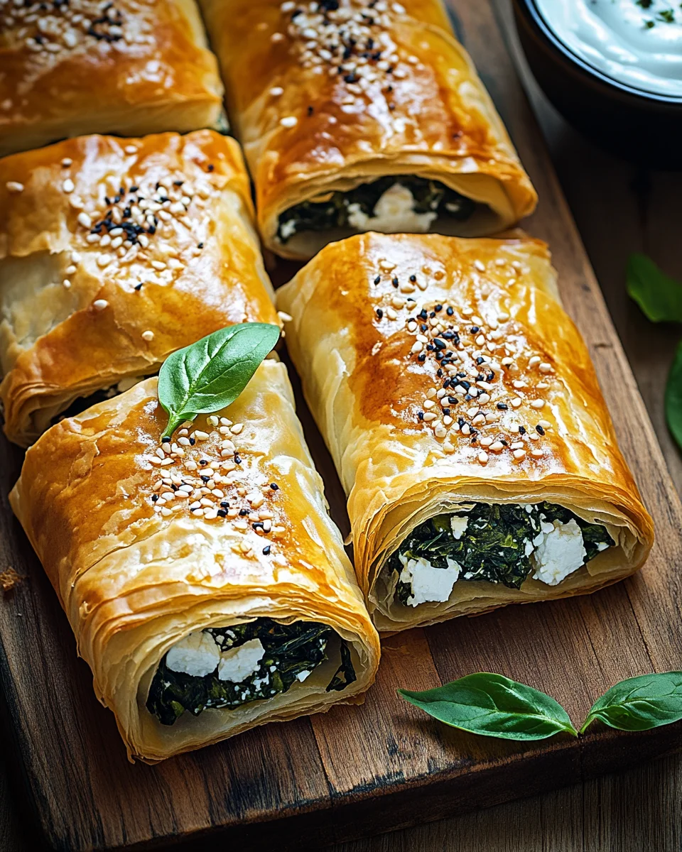 Börek mit Spinat und Feta
