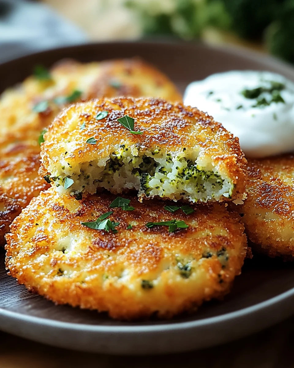 Brokkoli-Käse-Puffer