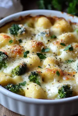 Cremiger Gnocchi Brokkoli-Auflauf