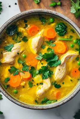 Entzündungshemmende Kurkuma-Hühnersuppe Rezept genießen!