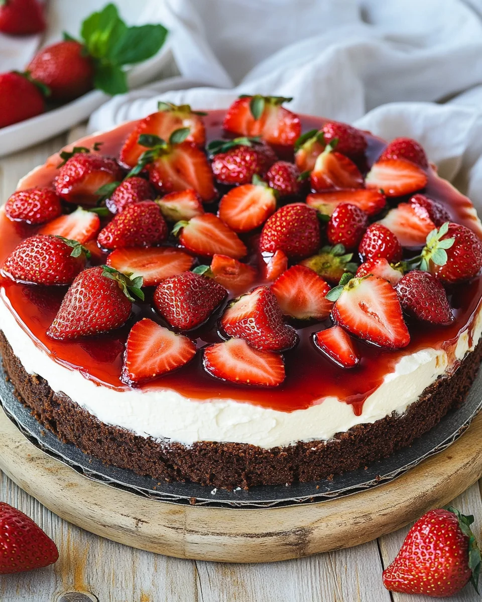Erdbeerkuchen
