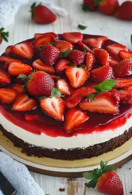 Erdbeerkuchen mit Mascarpone
