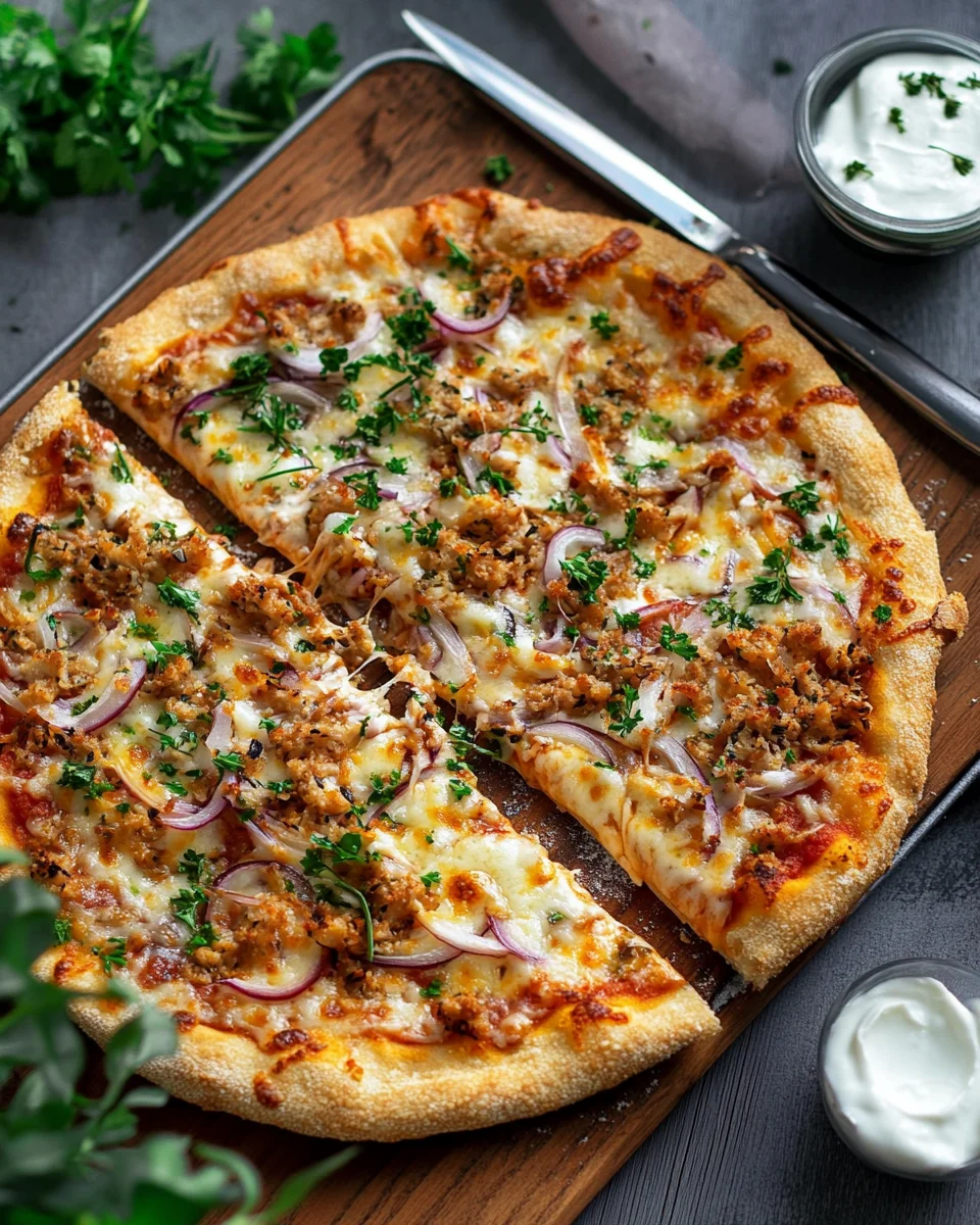 Fitness-Pizza mit Skyr - Proteinreiche Alternative!