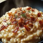 Franz&ouml;sisches Zwiebel und Speck Risotto