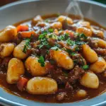 Gnocchi-Gulasch