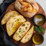 Grillbrot mit Oliven&ouml;l und Meersalz
