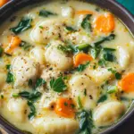 H&auml;hnchen-Gnocchi-Suppe