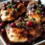 H&auml;hnchen mit Preiselbeer-Balsamico-Glasur