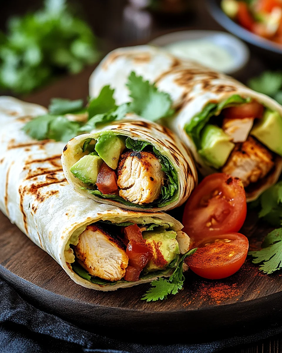 H&auml;hnchen-Wraps