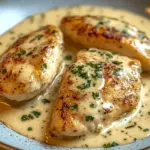 H&auml;hnchenfilet in Frischk&auml;se-Parmesan-So&szlig;e