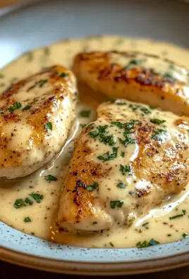 Hähnchenfilet in Frischkäse-Parmesan-Soße