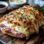 Handbrot mit Schinken und K&auml;se