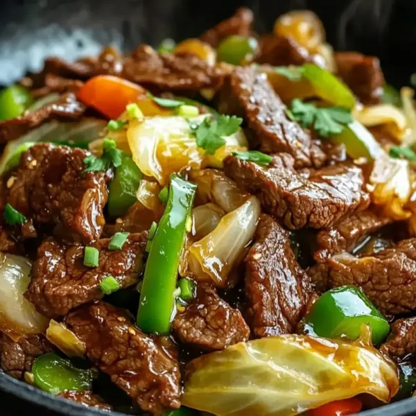 Hearty Beef and Cabbage Wok