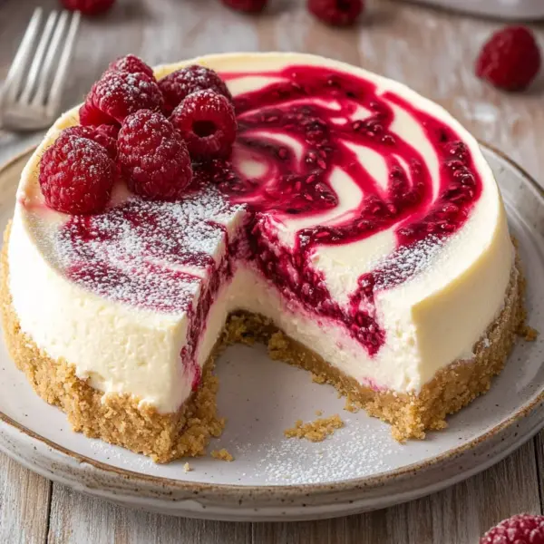 Himbeer Schmand Cheesecake