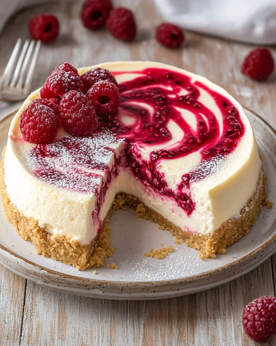 Himbeer Schmand Cheesecake