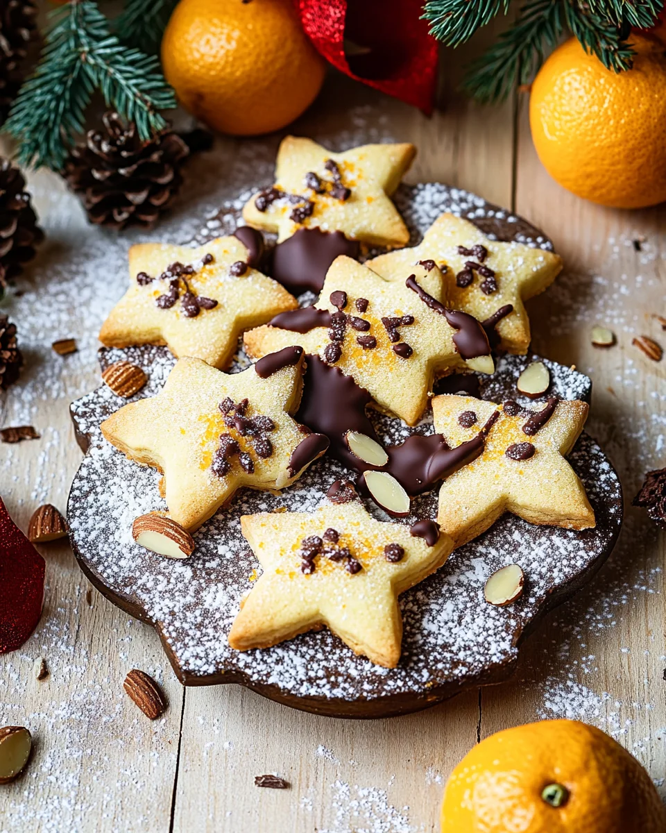 Himmelsboten oder m&uuml;rbe Orangen-Pl&auml;tzchen