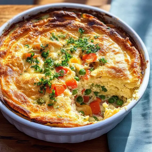 Hüttenkäse-Eierauflauf