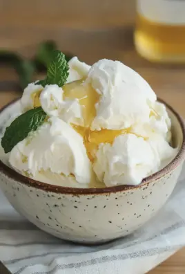 Joghurt Eis ohne Eismaschine Rezept mit schneller Zubereitung
