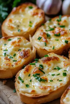 Käse Knoblauch Brot Häppchen