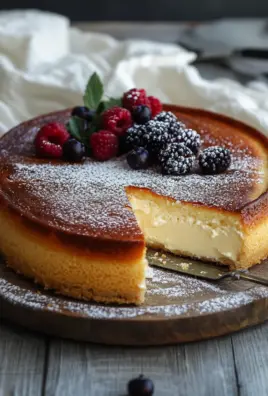 Käsekuchen ohne Boden