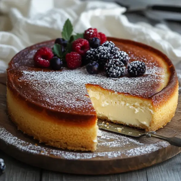 Käsekuchen ohne Boden