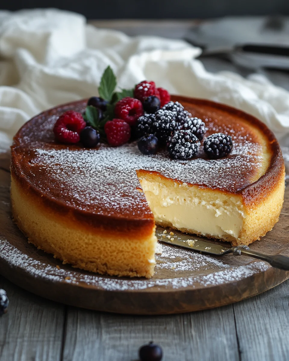 Käsekuchen ohne Boden