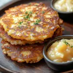 Kartoffelpuffer ohne Fett aus der Hei&szlig;luftfritteuse